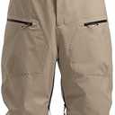 GSOU SNOW Men Snow Bibs Women Baggy Ski Pants and Snow Coat Winter Hooded Snow Sports Snowboard Overall Insulated Waterproof Windproof Warm Winter XL