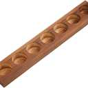 SUPERFINDINGS Large Wood Tealight Candle Holders Mango Wood Tea Light Holder Candle Centerpieces 7 Holes Wood Candle Holder for Tables Home Weddings Party(Inner Diameter 4.45cm/1.75inch)