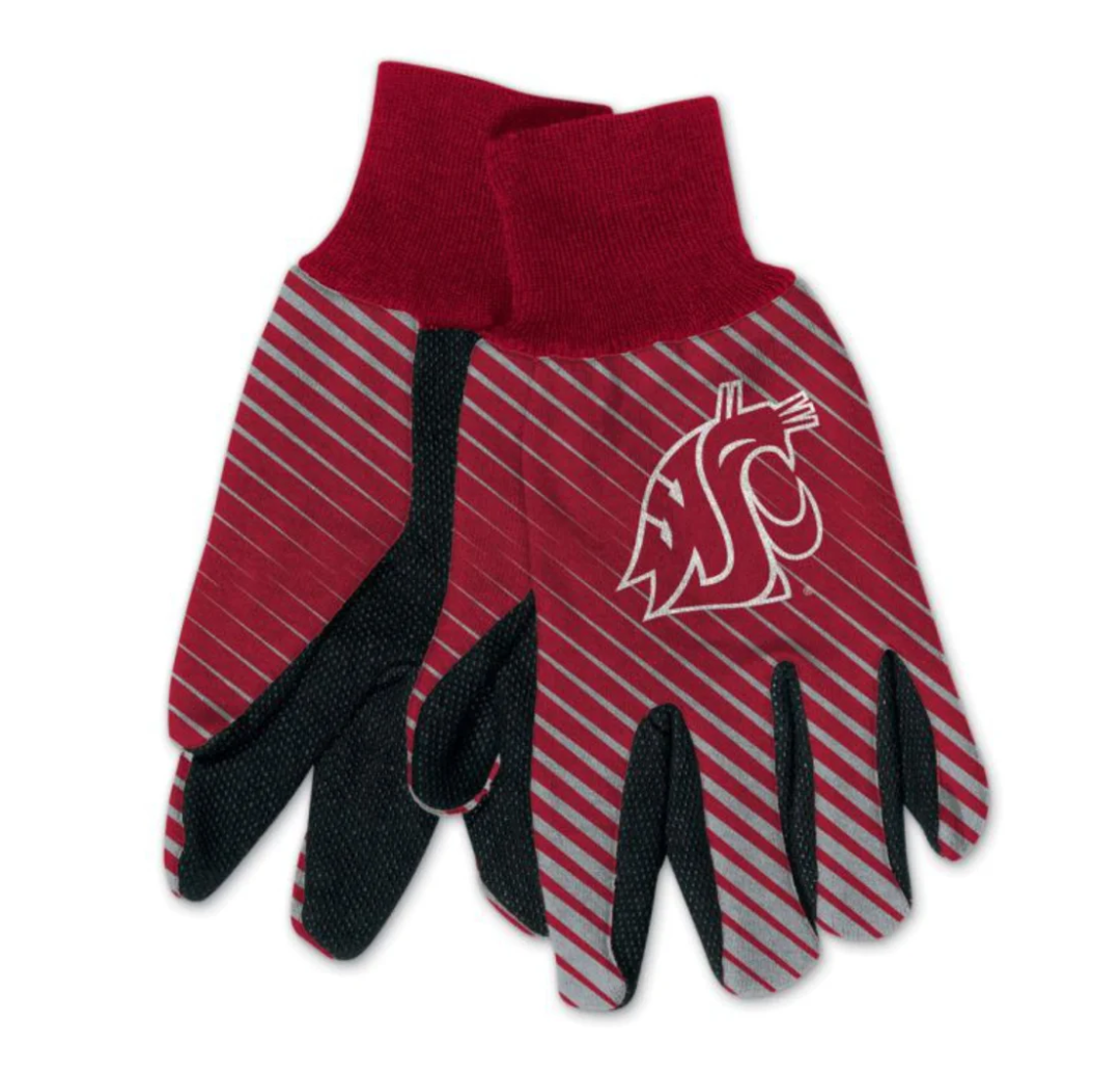 Washington State Cougars Adult Two Tone Gloves