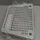 Vesici Adjustable 3 Steps Litter Box Ramp with 20 Waste Bags Pet Steps for Cats with Filter Function Non Slip Cat Litter Stair for Automatic Box Small Elder cat(Grey)