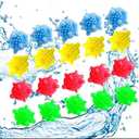 Washer Balls, Laundry Balls, Solid Colorful Laundry Ball, Washing Ball Tangle-Free Reusable Dryer Balls, Lint Catcher for Washing Machine (15 pcs)