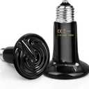 150W Ceramic Heat Emitter Reptile Heat Bulb E26 Base Heat Lamp Bulbs No Light Heat Lamp for Amphibian Pet Brooder Coop Lizard Turtle Snake Terrarium