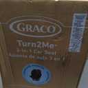 Graco Turn2Me 3-in-1 Rotating Convertible Car Seat, Cambridge, Rear-Facing Rotation Only, Forward-Facing Mode, Highback Booster Up to 100 lbs, Adjustable Headrest & Harness, Steel Reinforced Frame (MFG: 03/25/2026)
