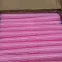 50-Pack Pink 10-Inch Taper Candles: Unscented Dripless Candlesticks with 8-Hour Burn Time - Elegant Dinner Candles for Valentine's Day, Romantic Dinners, Wedding Centerpieces, & Special Event Decor