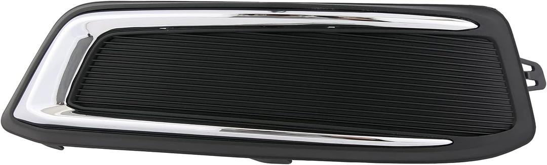 Front Driver Side Fog Light Cover without Fog Light Hole Black Compatible with 2014-2020 Chevy Impala, Replace GM1038145 22738853