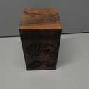 Vintage Casino Playing Card with Rolling Dice Wooden Urns box for Human Ashes Male female adult Burial Funeral Urn Box ((Medium [9.5X5.5] 180 Cubic INCHES))