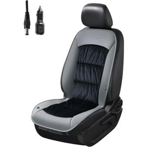 FLORICH Winter Driver or Passenger Car Seat Cushion for Full Back and Seat Comfortable Seat Cover for Cars Trucks SUV Van, Gray