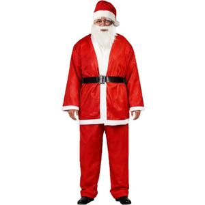 Santa Claus Costume, Cost-effective 5pcs Santa Suit, Large Santa Costume for Men