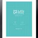 LaVie Home 22x28 Picture Frame Black Poster Frame,Display Pictures 18x24 with Mat or 22x28 Without Mat, Stable and Sturdy Frame and Polished Plexiglass, Horizontal and Vertical Format of The Walls