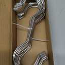 12 Pack 7.9 Inch Extra Long Shower Curtain S Hooks Stainless Steel Heavy Duty for Hanging