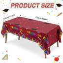 Wettarn 47 Pcs 2026 Pre School Graduation Decorations Pre k Graduation Decorations Include Kindergarten Table Cover 10 Congrats Hanging Swirl 36 Pcs Graduate Balloon for Congrats Grad Party(Burgundy)