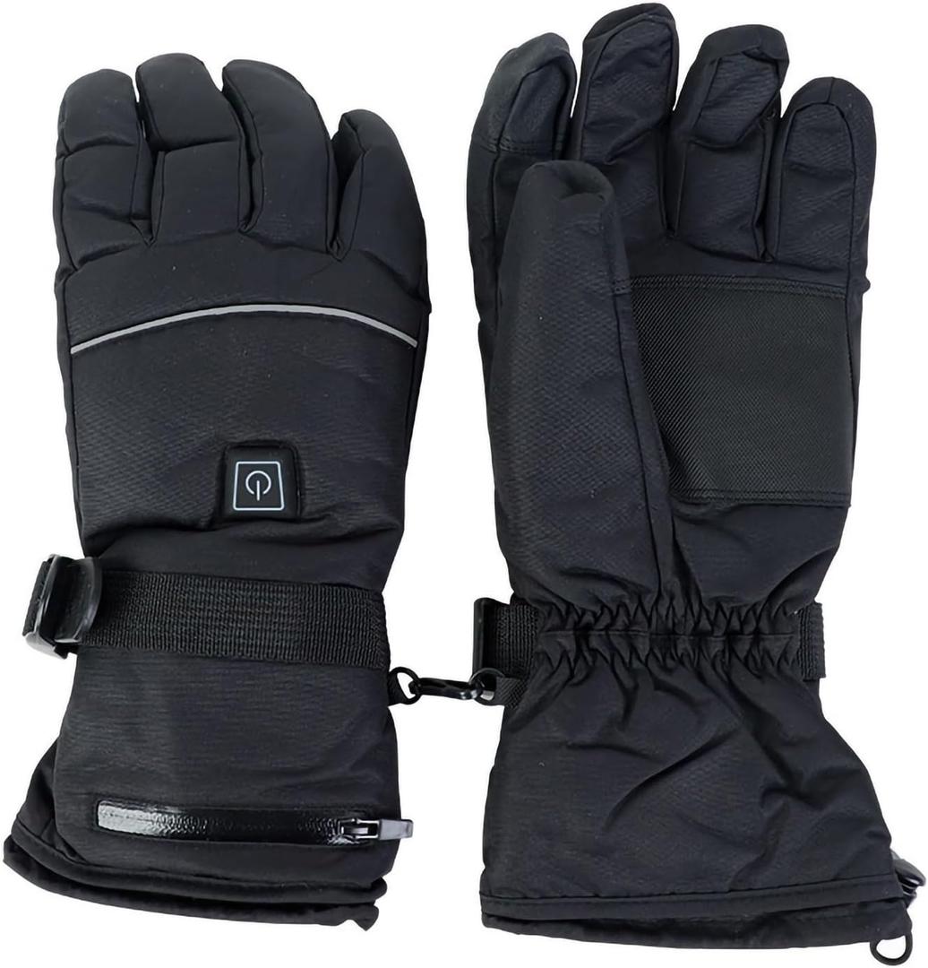 Heated Glove Liners, Heated Gloves Winter Sport Outdoor Thermal Insulate, Rechargeable Heated Gloves with Touchscreen, Men and Women Gloves Hand Warmer for Sports Hunting Cycling Hiking Fishing ( Colo (Large)