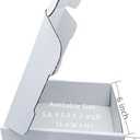 Small White Box 6 x 6 x 2 Inch 50 Pack Recyclable Corrugated Gift Mailers Storage Business Packaging Shipping Boxes