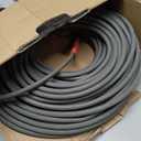 3/8'' Pressure Washer Hose 150 FT, Hot and Cold Water Power Washer Hose Max 248F, 3/8 Quick Connect Commercial Industrial Grade Steel Wire Braided Kink Proof Extension Hose -4800 PSI