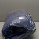 HEVUMYI Navy Blue Queen Comforter Set - 7-Piece All Season Bed in a Bag Queen, Ultra Soft Bedding Set with Comforter, Flat Sheet, Fitted Sheet, Pillowcases, Pillow Shams, Navy Blue