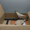 HBTower Step Ladder,Lightweight Aluminum Folding Step Stool with Anti-Slip Wide Pedal,330lbs Capacity Step Ladder for Household,Kitchen,Office - BlackWoodgrain