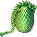 3D Printed Dragon Egg,Mystery Crystal Dragon Fidget Toys,Articulated Dragon,Home Desk Decor Easter Surprise Dinosaur Eggs,Adults Fidget Toys for Autism/ADHD (Yellow.8)