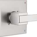 Shower Trim Kit Compatible with Delta 13/14 Series, Shower Cover Plate with Handle, Shower Cover with Handle (Valve& Catridge Not Inclued)- Brushed Nickel