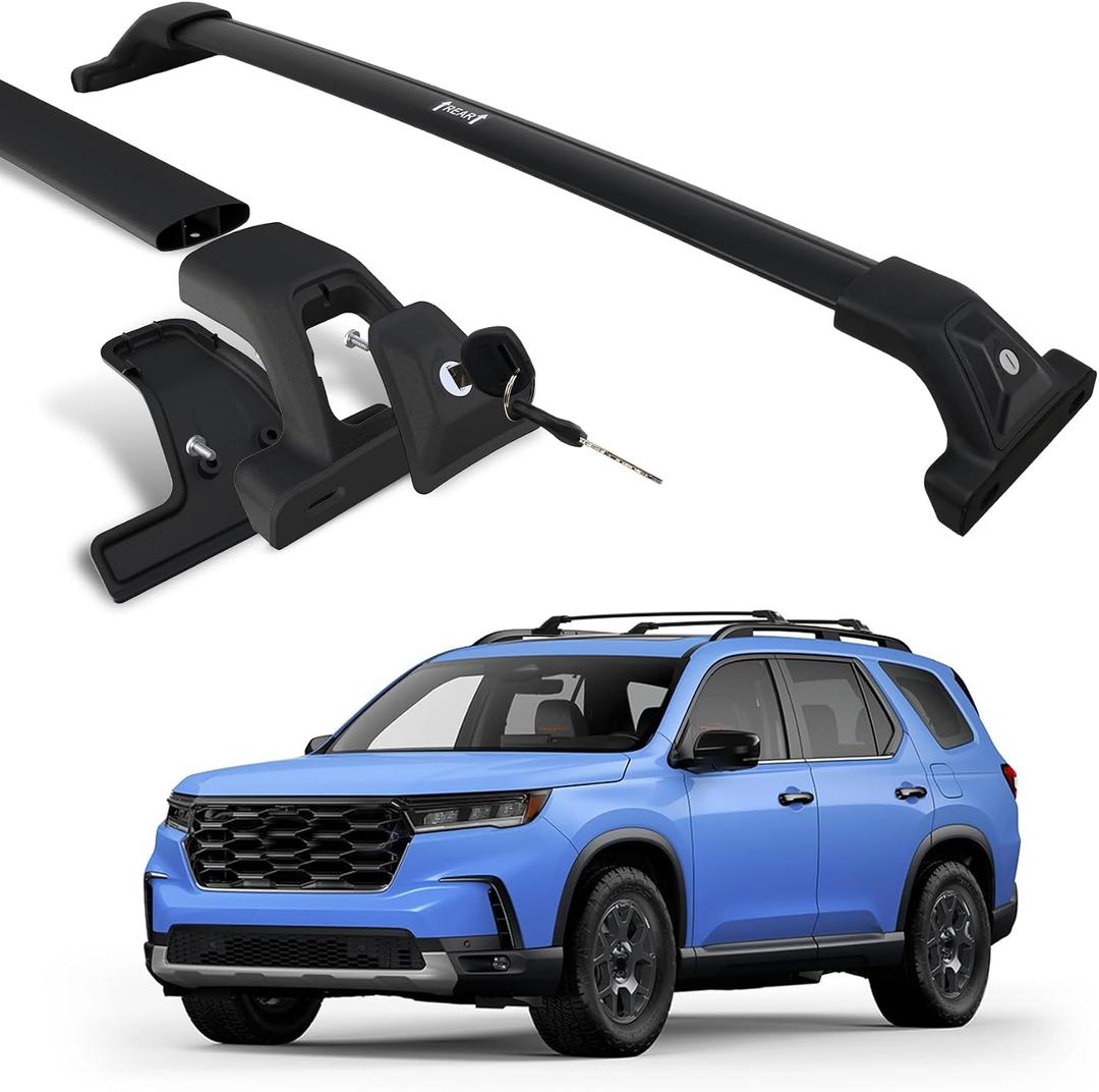 Fits Honda Pilot 2023-2026, Upgrade 330 LBS Lockable Roof Racks Cross Bars, Heavy Duty All Aluminum Rooftop Accessories