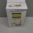 Heated Blanket Electric Throw, Soft Flannel Heating Blanket with 8 Hours Auto Off 10 Fast Heating Levels Machine Washable Sherpa Heated Blanket with Overheating Protection (Throw (50" x 60"), Camel)