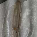 2-Tier Narrow Bathroom Storage Cabinet with Wheels, Plastic Slim Organizer with Adjustable Shelves for Small Spaces,Bathroom, Kitchen, Laundry,Milky White