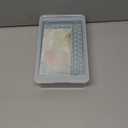 WIBIMEN Mini Ice Cube Trays, Small Tiny Round Pebble Crushed Nugget Ice Trays for Freezer with Lid - Chilling Drinks Coffee Juice(2 Pack/0.55In - Blue)