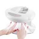 Makartt Nail Dryer, 400W Air Nail Fan Dryer with Automatic Sensor Nail Polish Dryer for Regular Polish Nail Blow Dryer Warm and Cool Wind Nail Dryer Fan for Manicure Pedicure Salon Home Use