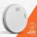 First Alert SM210, 10-Year Sealed Battery Smoke Alarm with Slim Profile Design, 1-Pack, EXP: 10 Years After Installation