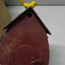 Multi-Bird Houses for Outside with Pole, Durable Colorful Birdhouse on Stake, Easy Clear, Metal Bird Houses for Outside