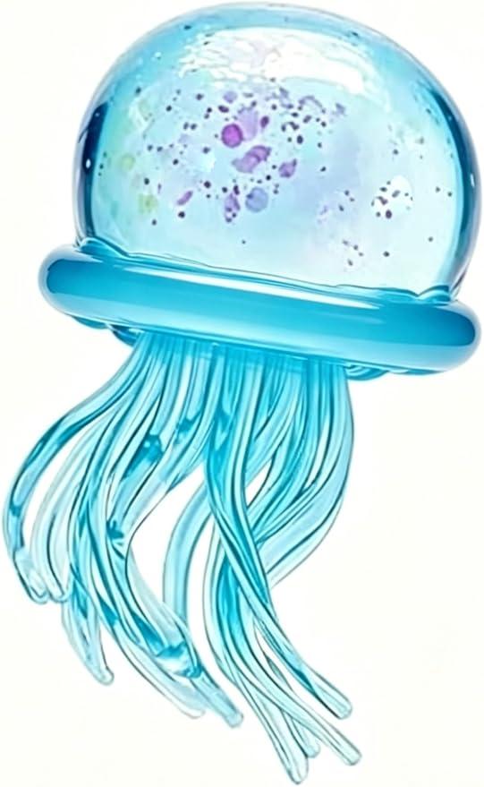 Jellyfish Squeeze Toy, Squishy Stress Relief Sensory Fidget, Slow Rise, Pink, for Adults