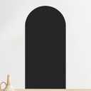 Arch Wall Decal Texture Black Total Abstract New Asphalt Stucco Concrete Tar Sandpaper Peel and Stick Wallpaper Self-Adhesive Removable Wall Sticker Mural Wall Decor for Living Room Bedroom Nursery