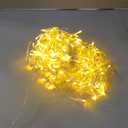 Techip Halloween Christmas Lights Outdoor, 33ft 400 LED Icicle Lights for Outside, Plug in Curtain String Lights Twinkle Tree 8 Modes Waterproof for Patio Party Holiday Decorations Warm White