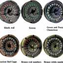 D20 Roulette dice, Unique dice Spinner, Metal D&D Dice Set, Perfect for D&D Dungeons and Dragons, RPG and Pathfinder Role Playing GamesBlack red