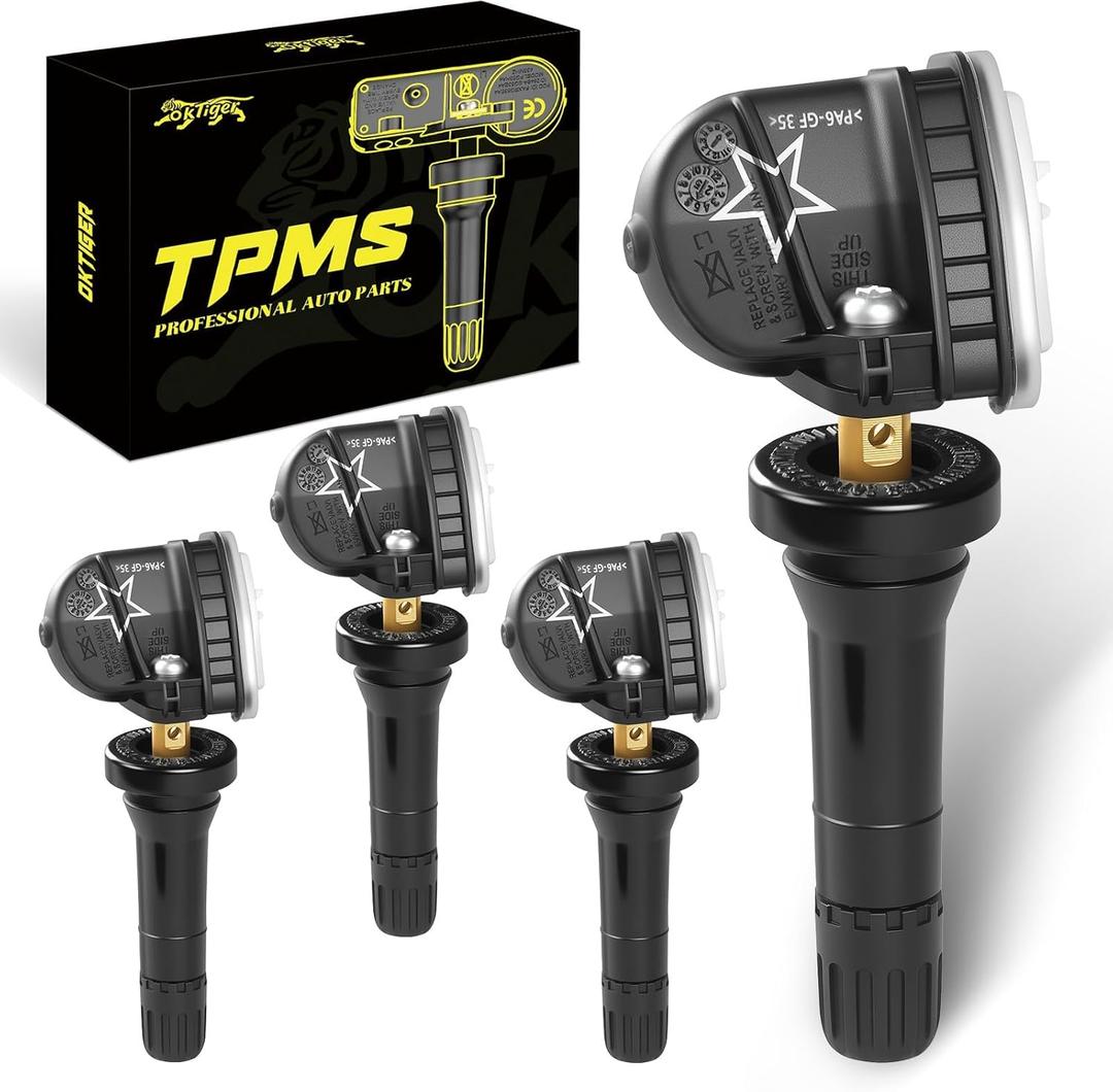 Oktiger 315MHz TPMS Sensor Pre-Programmed Fit for Gmc Terrain(10-20), Sierra 1500/2500/3500(07-16), Acadia(07-16), Yukon(07-20), Canyon(15-22), Savana(08-22), for Cadillac Escalade(07-20), OE#13598771