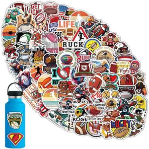 104Pcs Sport Ball Stickers,Decal Decoration Sticker for BoysWaterproof Decals for LaptopPhone CaseCarBumperSkateboardGifts for Kids Adults Teens