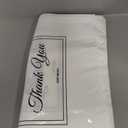 Belinlen 100Pcs 16x18 Inch Thank You Bags for Small Business Plastic Retail Shopping Bags for Stores, Boutique, Party, Gift, Clothes Reusable Plastic Thank You Bag (White, 2.36mil Thickness)