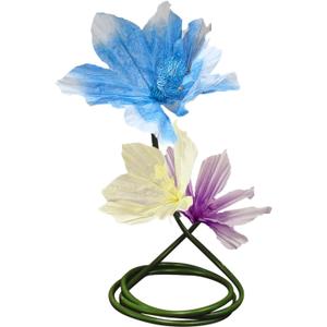 3D Lily Flower Artificial Flowers Decorative Large for Birthday Party Wedding Background Eco-Friendly Waterproof Home Garden Hotel Office Event Decor