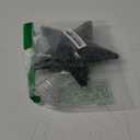 Soulchen Retro Green Velvet Christmas Tree Topper, 8 Inch Velvet Tree Topper Star for Home Christmas Decorations Ornaments Holder Party Holiday Winter