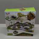 Dinosaur Toys,Create A Dinosaur World Road Race,Flexible Track Playset and 2 pcs Cool Dinosaur car for 3 4 5 6 Year & Up Old boy Girls Best Gift (Green)