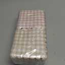 240 Pcs Scalloped Cocktail Napkins Bulk 5 x 5 Inch Gingham Plaid Paper Napkins Disposable Gradient Color Decorative for Wedding Birthday Bridal Anniversary Party Supplies(Khaki)