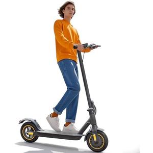 Electric Scooter - Max 19Miles Range Powerful 600W with 10" Solid Tires, Portable Folding Commuting E Scooter for Adults with Double Braking System and App