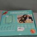 30X 10X Extra Large Floor Magnifying Glass with Light and Stand,60 LED Flexible Gooseneck Floor Magnifying Lamp with 5 Color Modes, 2-in-1 Lighted Magnifiers for Close Work, Sewing,Crafts, Painting