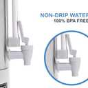 SYBO Commercial Grade Stainless Steel Percolate Coffee Maker Hot Water Urn for Catering, 50-Cup 8 L, Grey