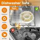 Small Divided Rotating Serving Tray with Lid and Handle,Portable Snackle Box Container,Spinner Organizer and Storage for Adults,Child,Fruits,Candy,Nuts,Veggie,Charcuterie,Snacks,Picnic,Travel, Party (White)