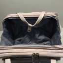 EMPSIGN Rolling Laptop Bag Women with Wheels, Briefcase for Women Fits Up to 15.6 Inch Laptop Briefcase on Wheels, Water-Repellent Overnight Rolling Computer Bag with RFID Pockets, Grey Pink