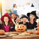 ZingSurp Halloween Witch Hat for Women,Adult Witch Hat for Halloween Party Cosplay Costume Accessory,Modern Wool Witches Cap