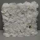 Flower Wall Backdrop 12PCS 16.5x16.5 Inch Floral Wall Panel White Artificial Silk Rose Wall Decor Ideal for Wedding Celebrations, Festive Party Backdrops and Home Decor