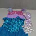Little Girls Mermaid Costume Princess Dress Up Ariel Outfits with Accessories Birthday Party Halloween Cosplay 4-5T
