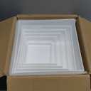 Buffet Risers, Food Display Risers for Party, White Acrylic Risers Display Stand for Buffet Table, Catering Displays for Dessert, Cube Box Nesting Riser with Hollow Bottoms (5"x6"x7"x8"x9"x10" 6 PCS)