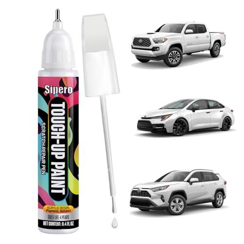 Ice Cap (040) Touch Up Paint for Toyota, Exact Match Car Paint Scratch Repair Paint Pen for Tacoma, 4Runner, Land Cruiser, Camry, Corolla, RAV4, Highlander